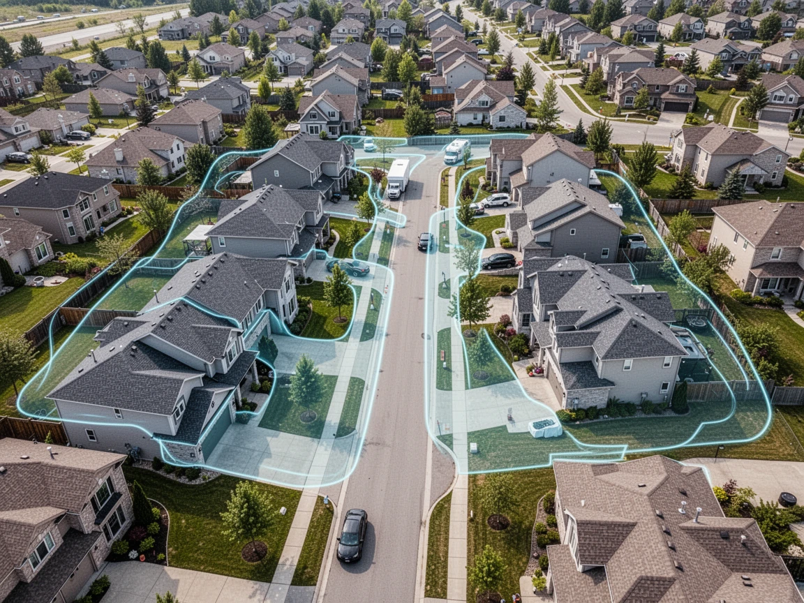 Roofing Service Areas Map