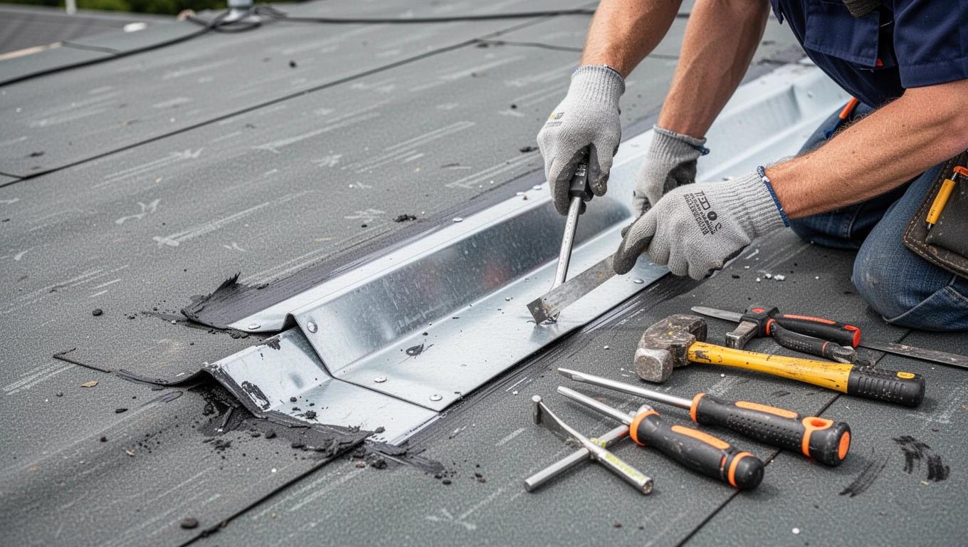 Roof Flashing Repair